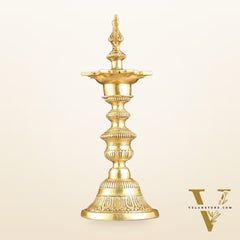 Brass Annam pakshi Peacock vilakku oil lamp diya 15.5 inch