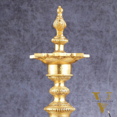 Brass Annam pakshi Peacock vilakku oil lamp diya 15.5 inch
