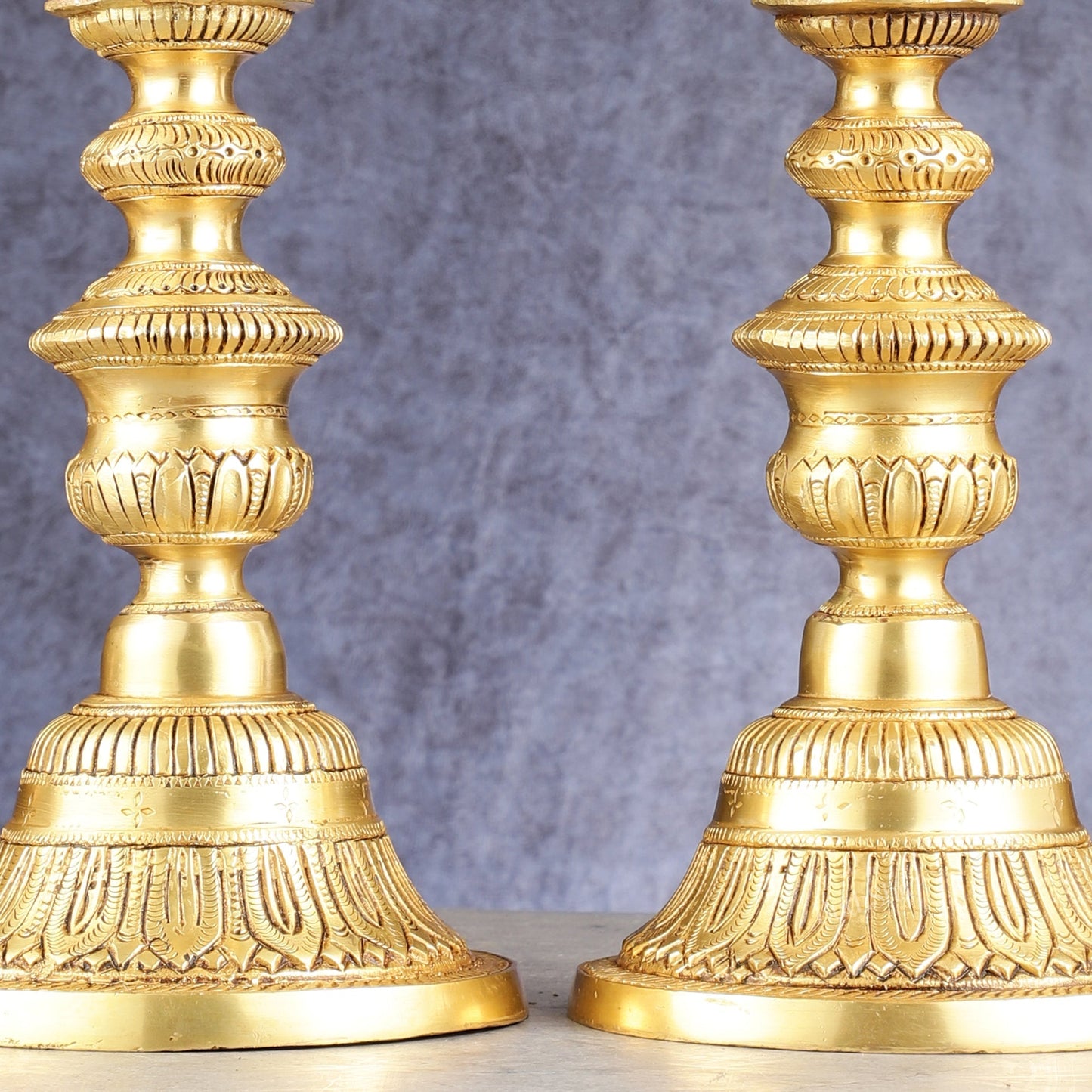 Brass Annam pakshi Peacock vilakku oil lamp diya 15.5 inch