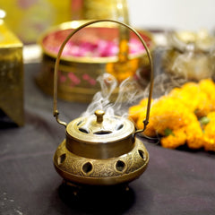 Brass Antique Dhupdaan