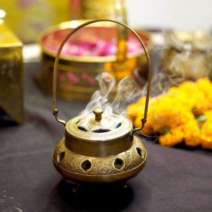 Brass Antique Dhupdaan