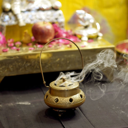 Brass Antique Dhupdaan