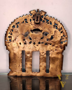 Brass Antique Handcrafted Prabhavali 10.5" x 9.5"
