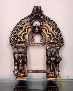 Brass Antique Handcrafted Prabhavali 11" x 8"