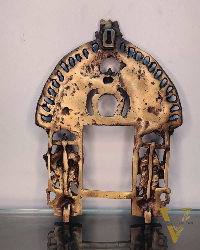 Brass Antique Handcrafted Prabhavali 11" x 8"