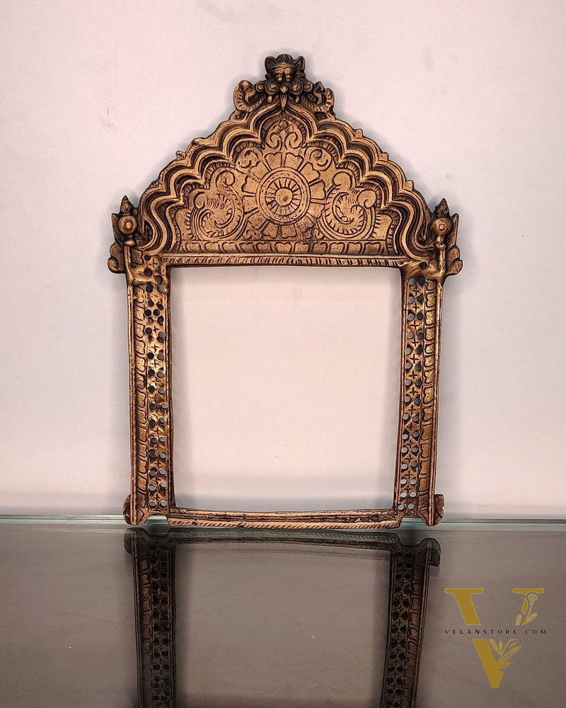 Brass Antique Handcrafted Prabhavali 11" x 8.5"