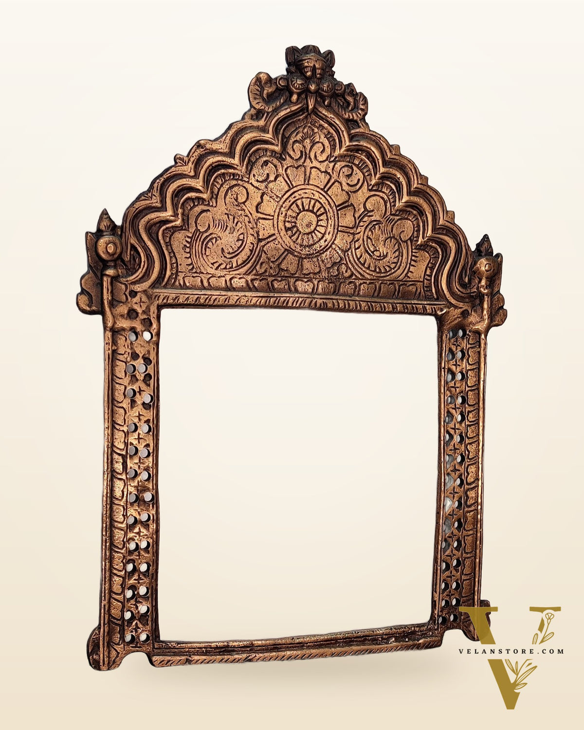 Brass Antique Handcrafted Prabhavali 11" x 8.5"
