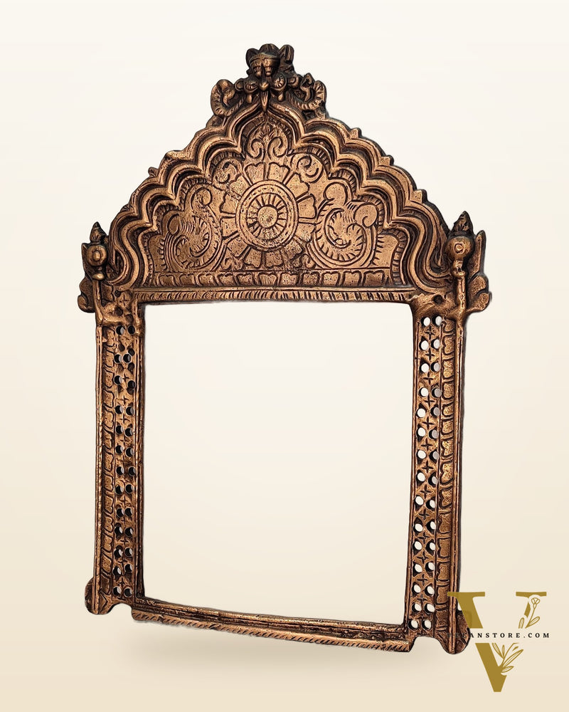 Brass Antique Handcrafted Prabhavali 11" x 8.5"