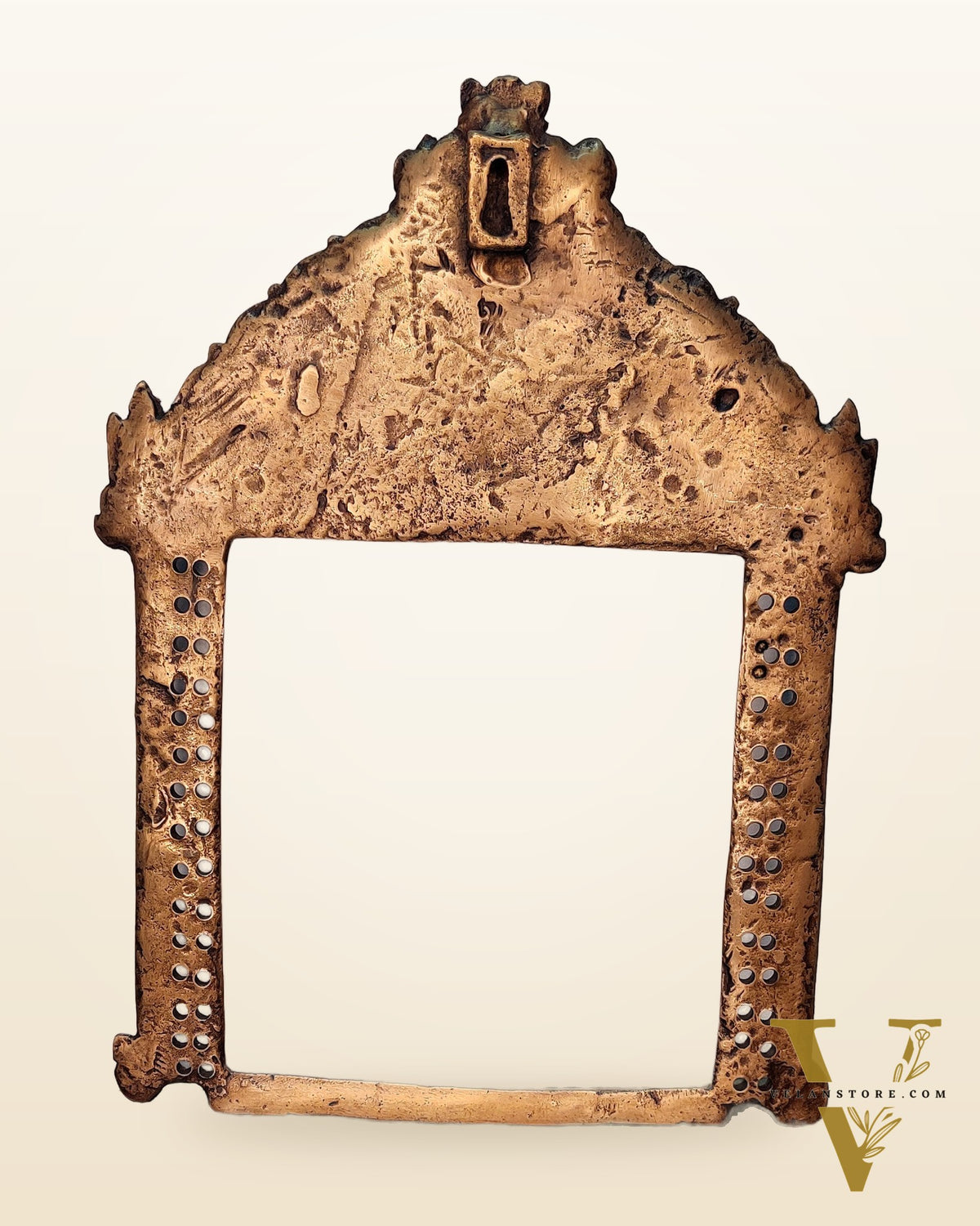 Brass Antique Handcrafted Prabhavali 11" x 8.5"