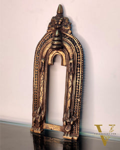 Brass Antique Handcrafted Prabhavali 12.5" x 5.5"