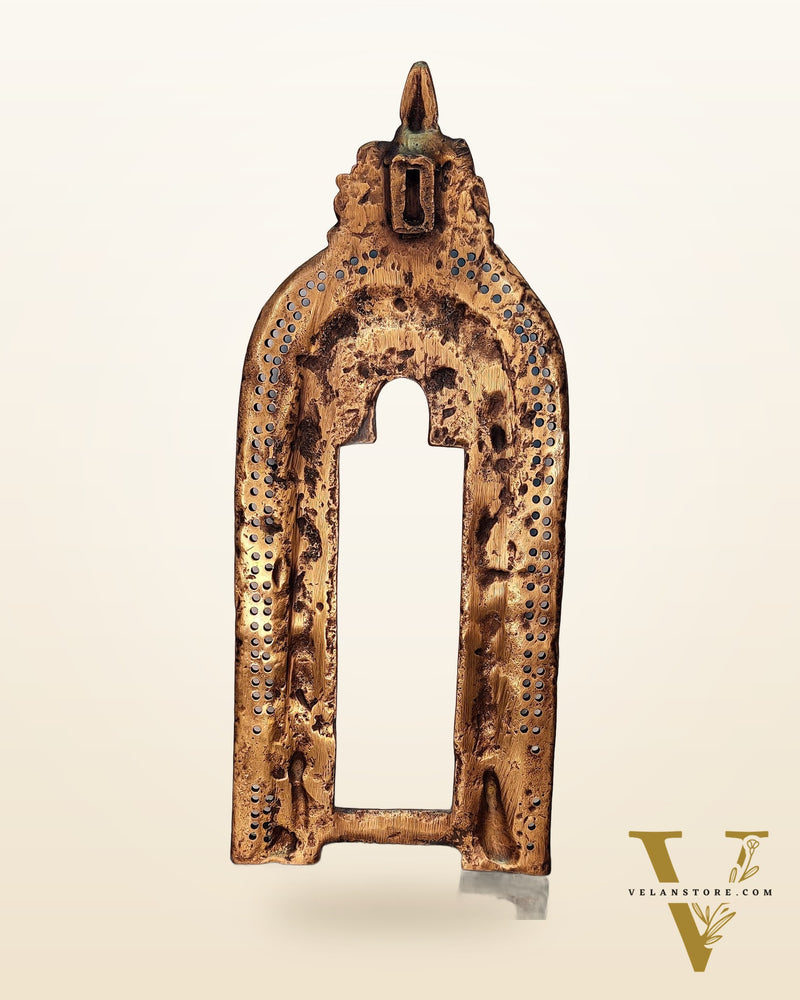 Brass Antique Handcrafted Prabhavali 12.5" x 5.5"