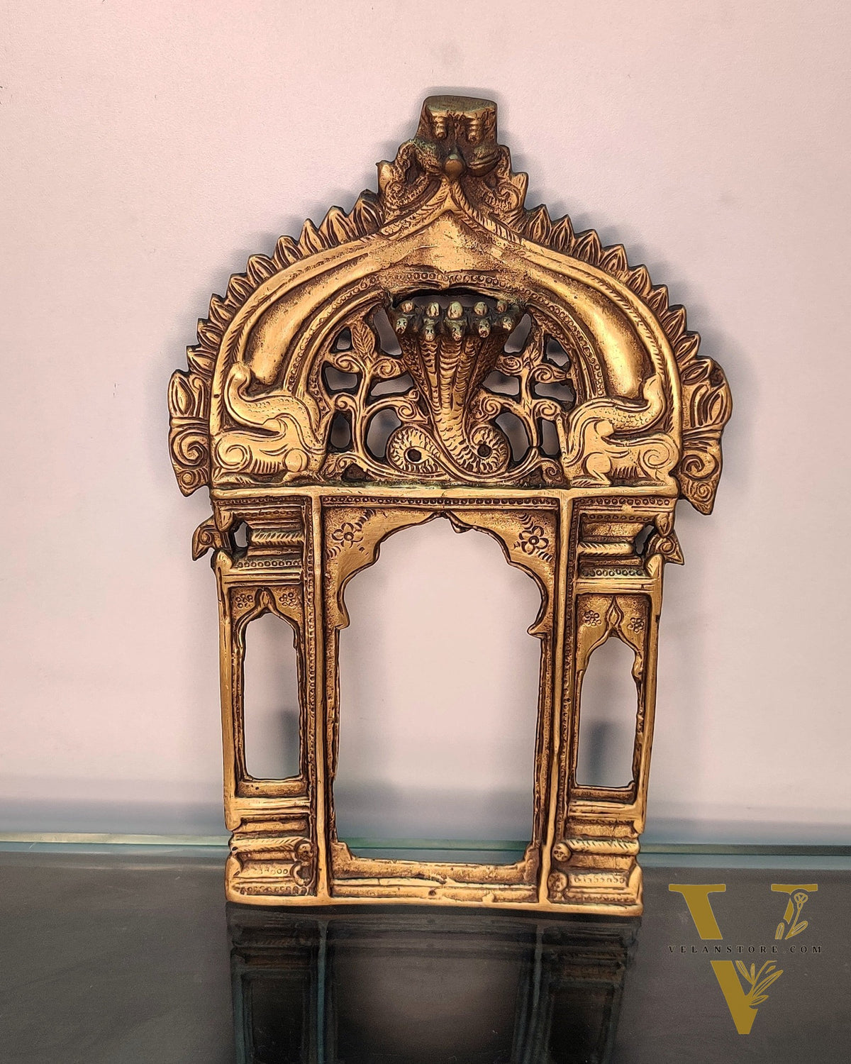 Brass Antique Handcrafted Prabhavali