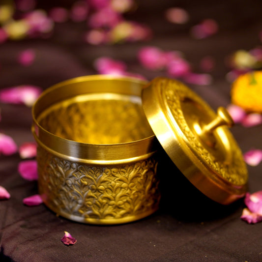 Brass Antique Jewellery Box