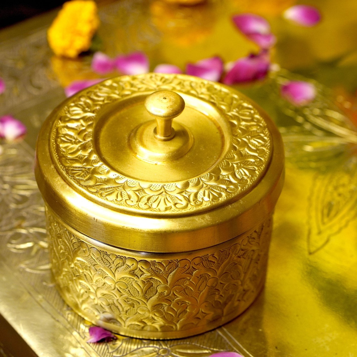 Brass Antique Jewellery Box