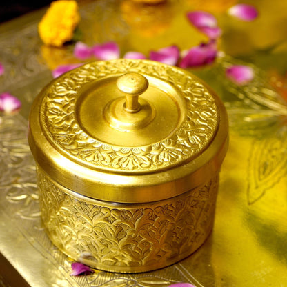 Brass Antique Jewellery Box