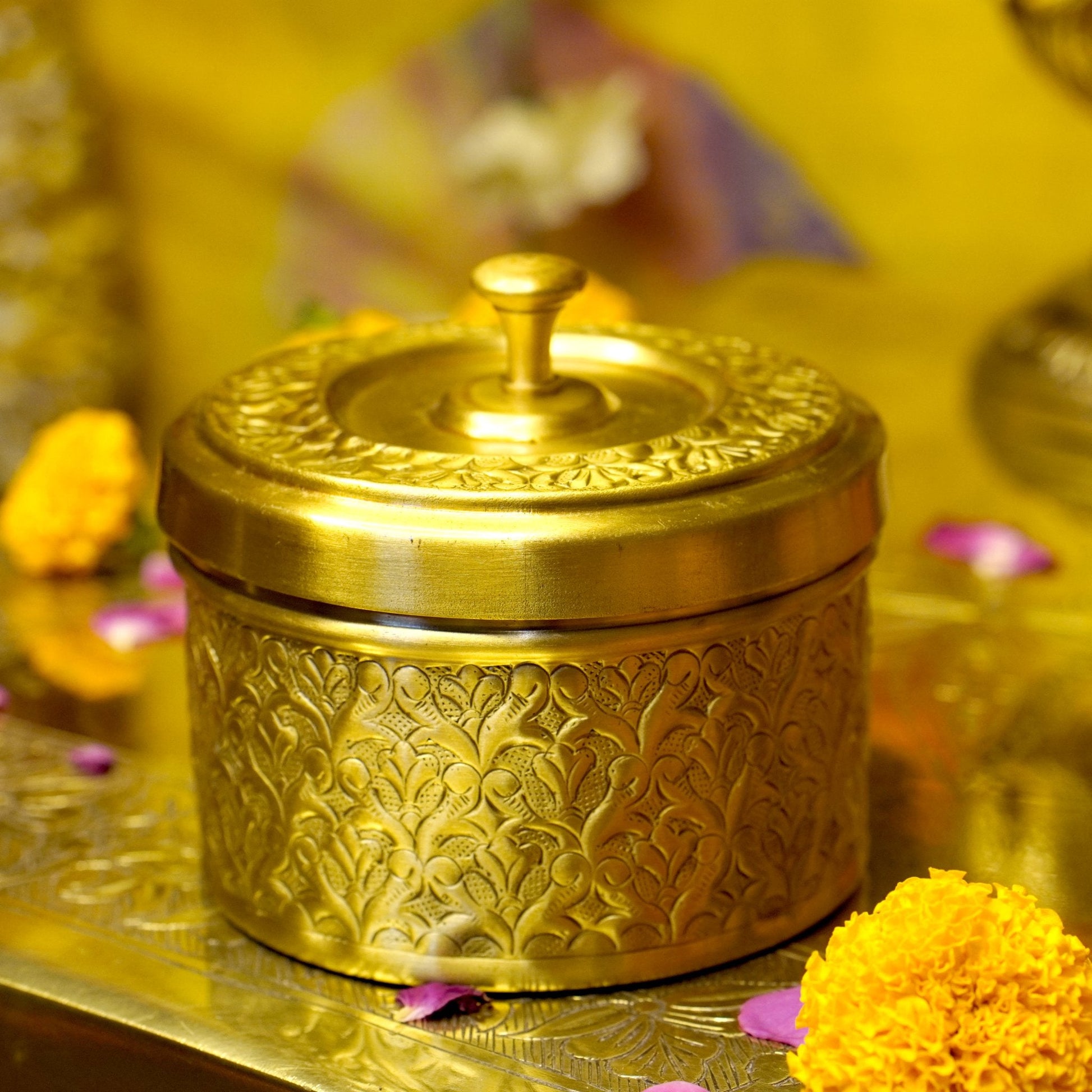 Brass Antique Jewellery Box