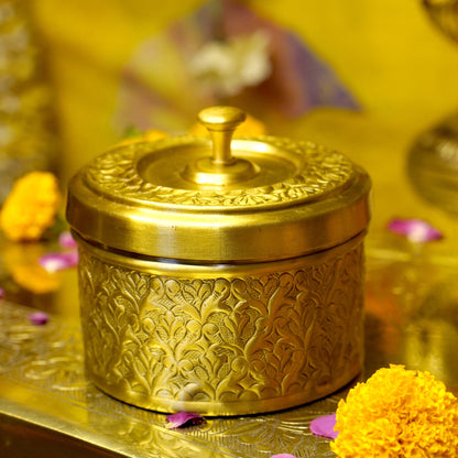 Brass Antique Jewellery Box