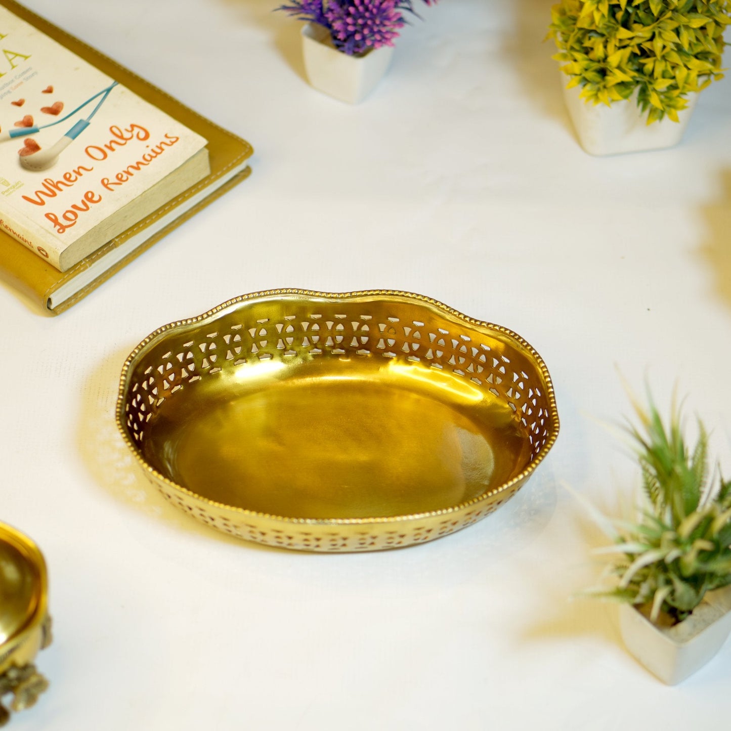 Brass Antique Snack Bowl