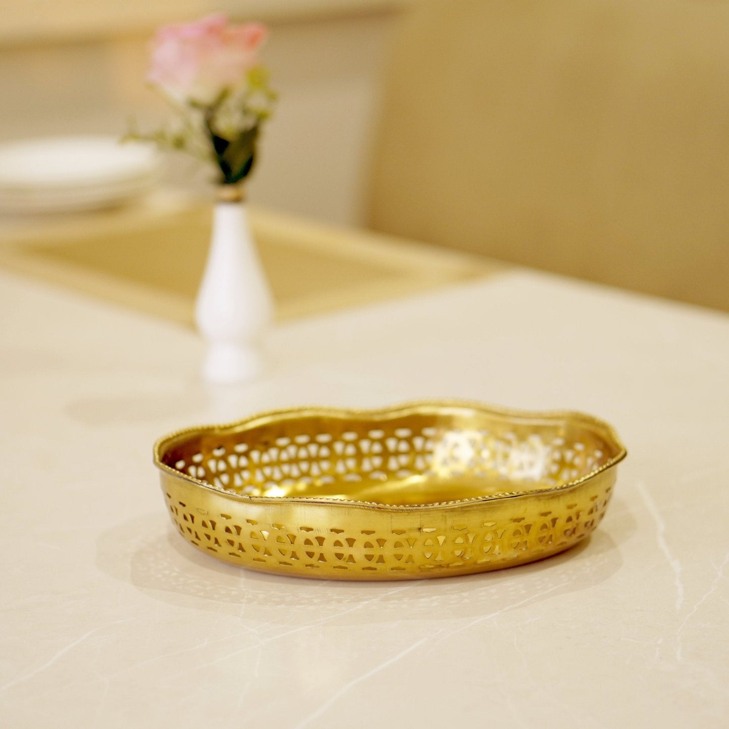 Brass Antique Snack Bowl