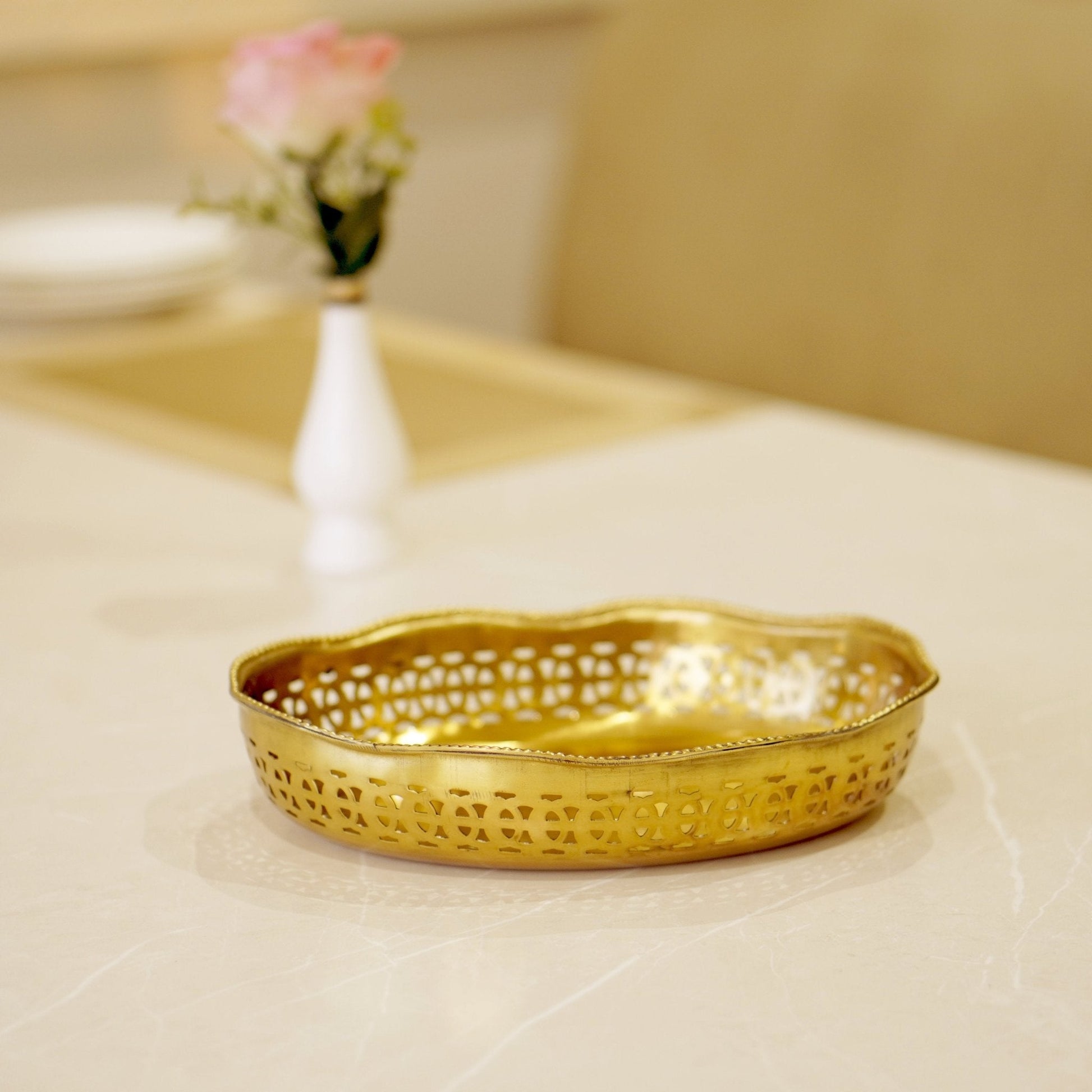 Brass Antique Snack Bowl