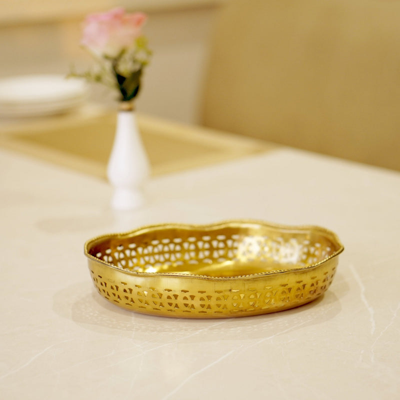 Brass Antique Snack Bowl