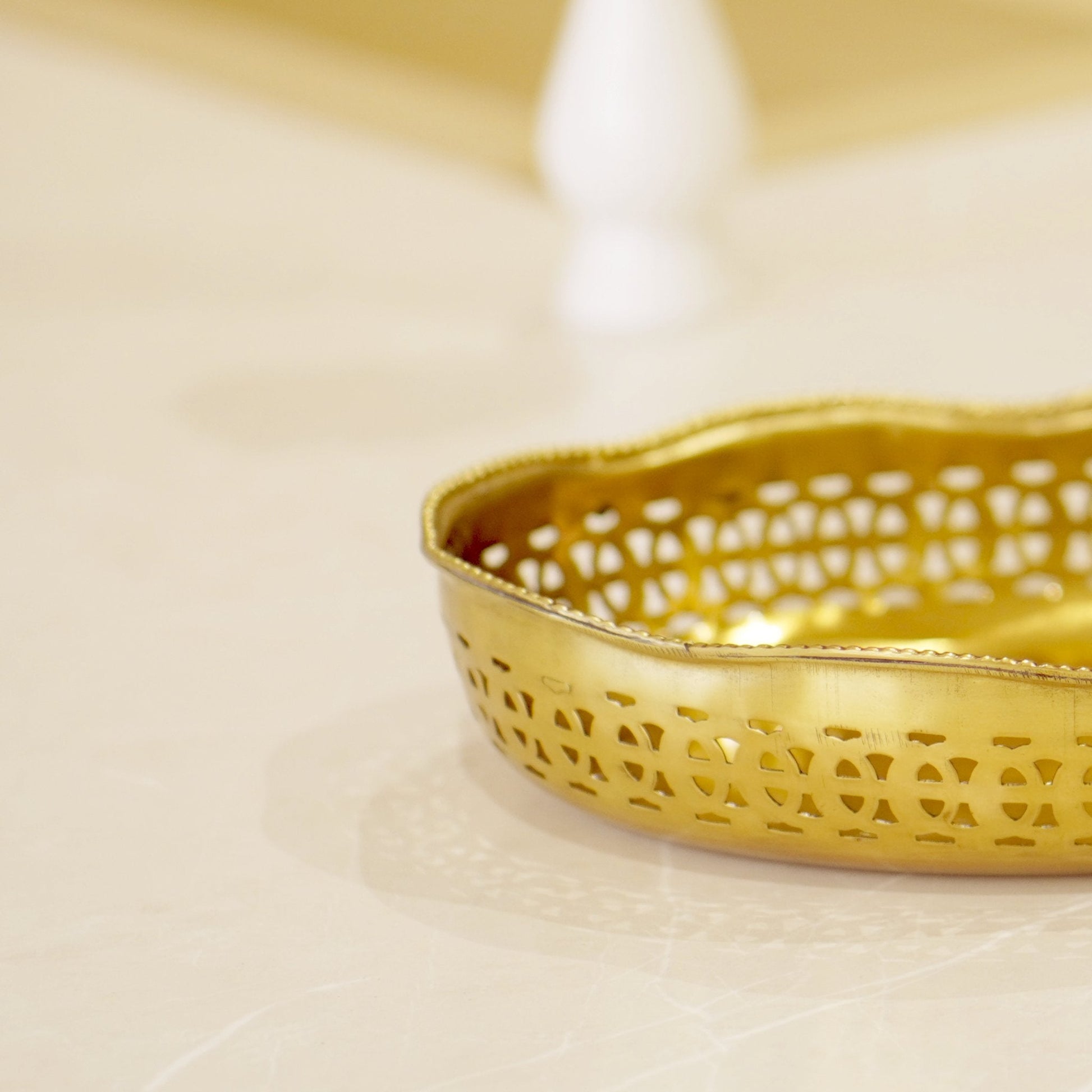 Brass Antique Snack Bowl