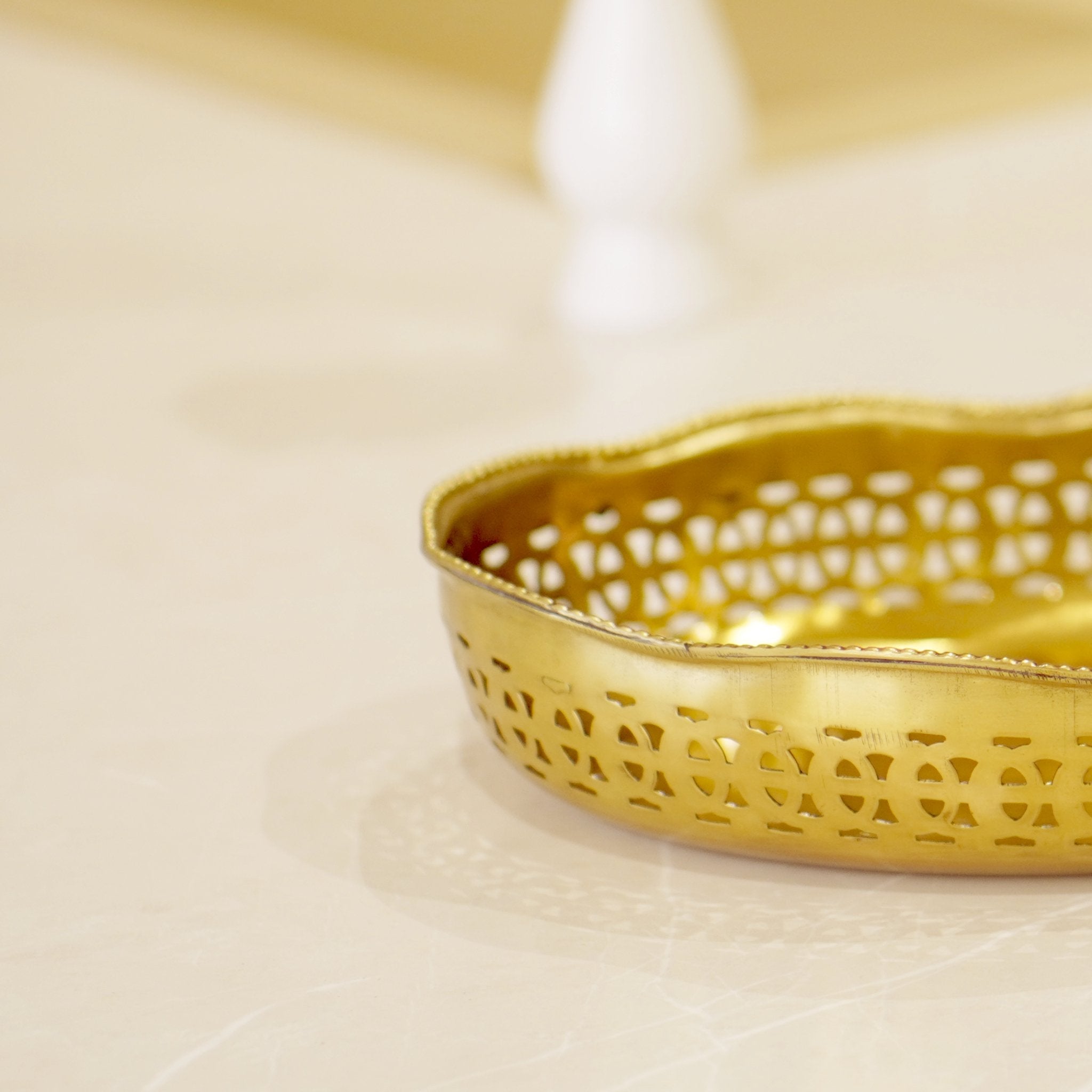 Brass Antique Snack Bowl