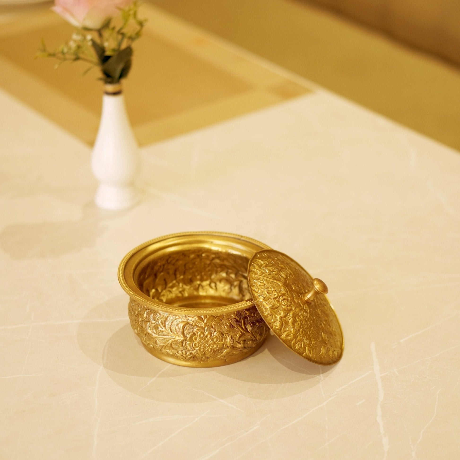 Brass Antique Trinket Box