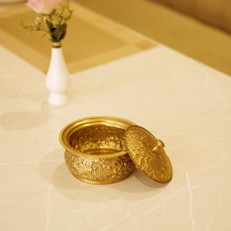 Brass Antique Trinket Box