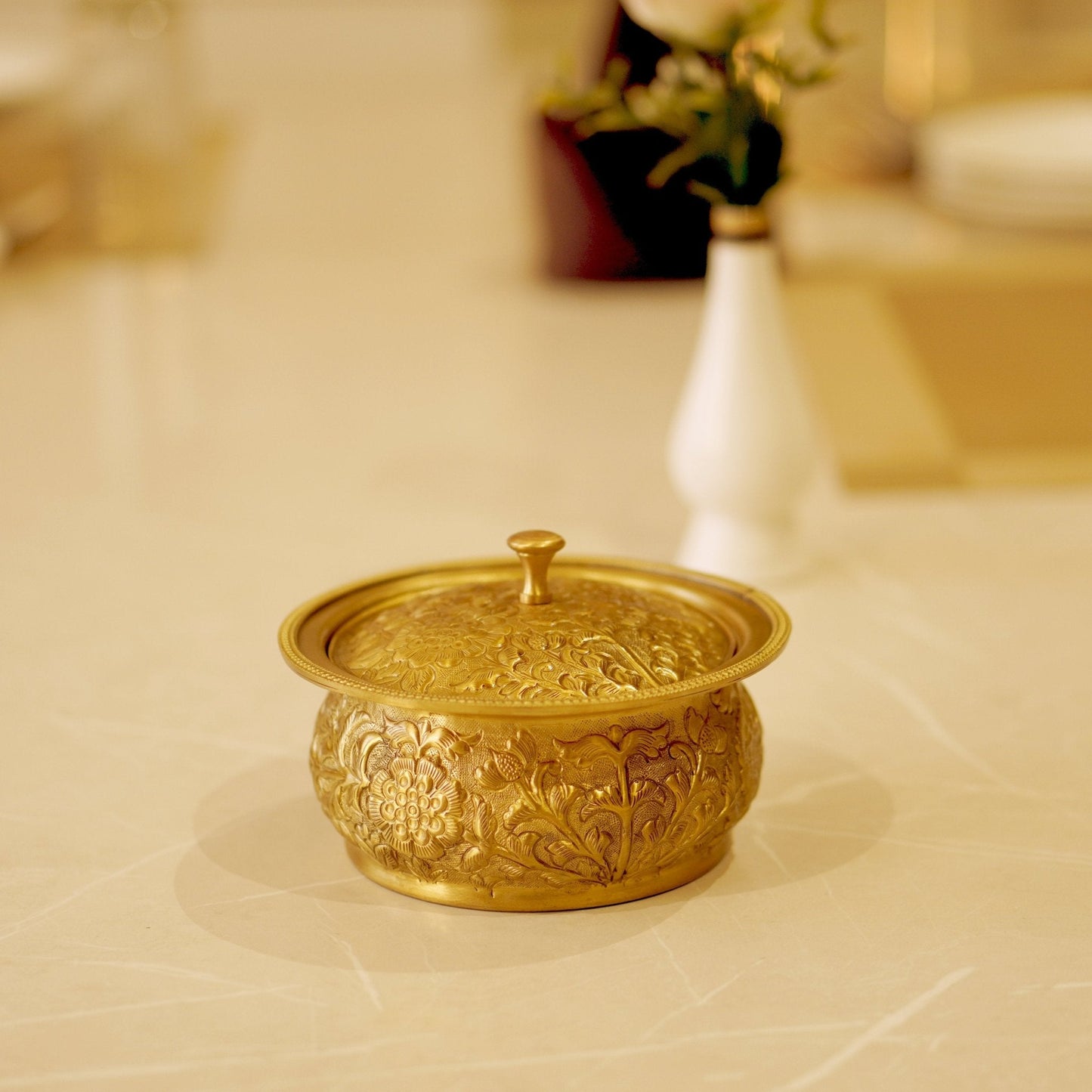 Brass Antique Trinket Box