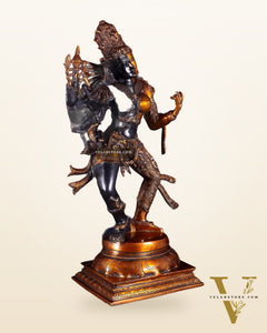 Brass ardhanarishvara Statue 24 inch Cosmic union
