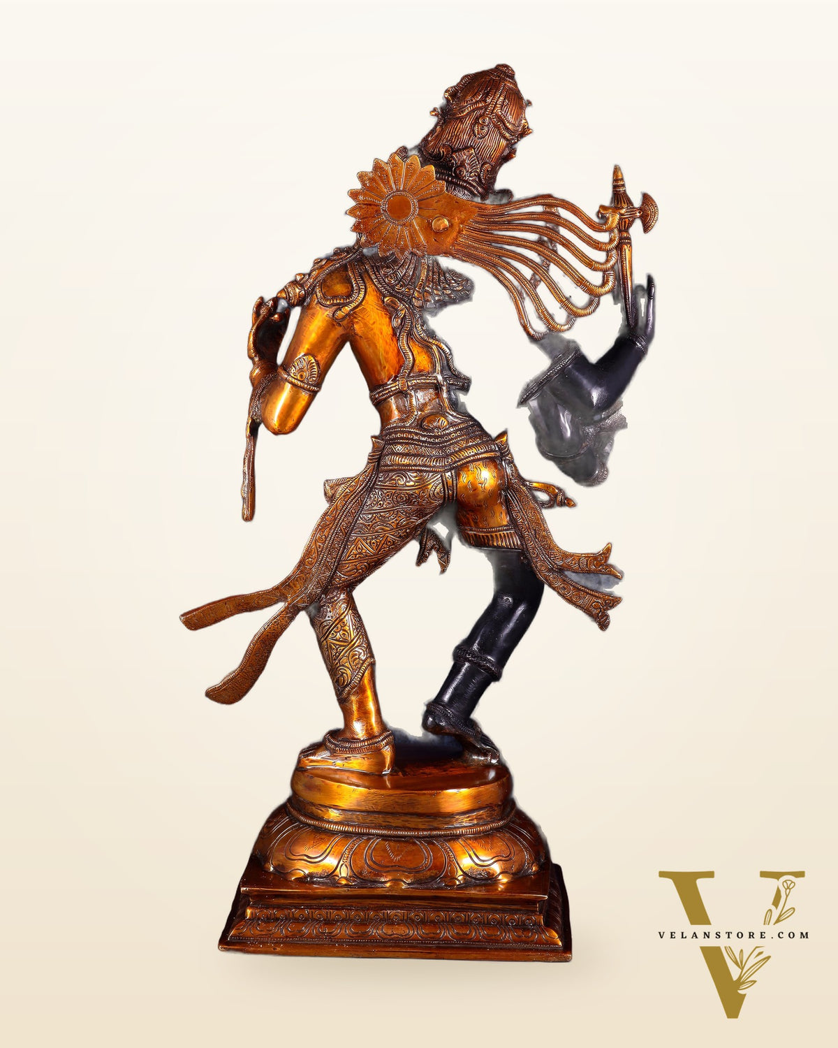 Brass ardhanarishvara Statue 24 inch Cosmic union