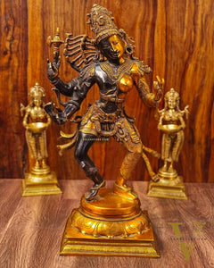 Brass ardhanarishvara Statue 24 inch.