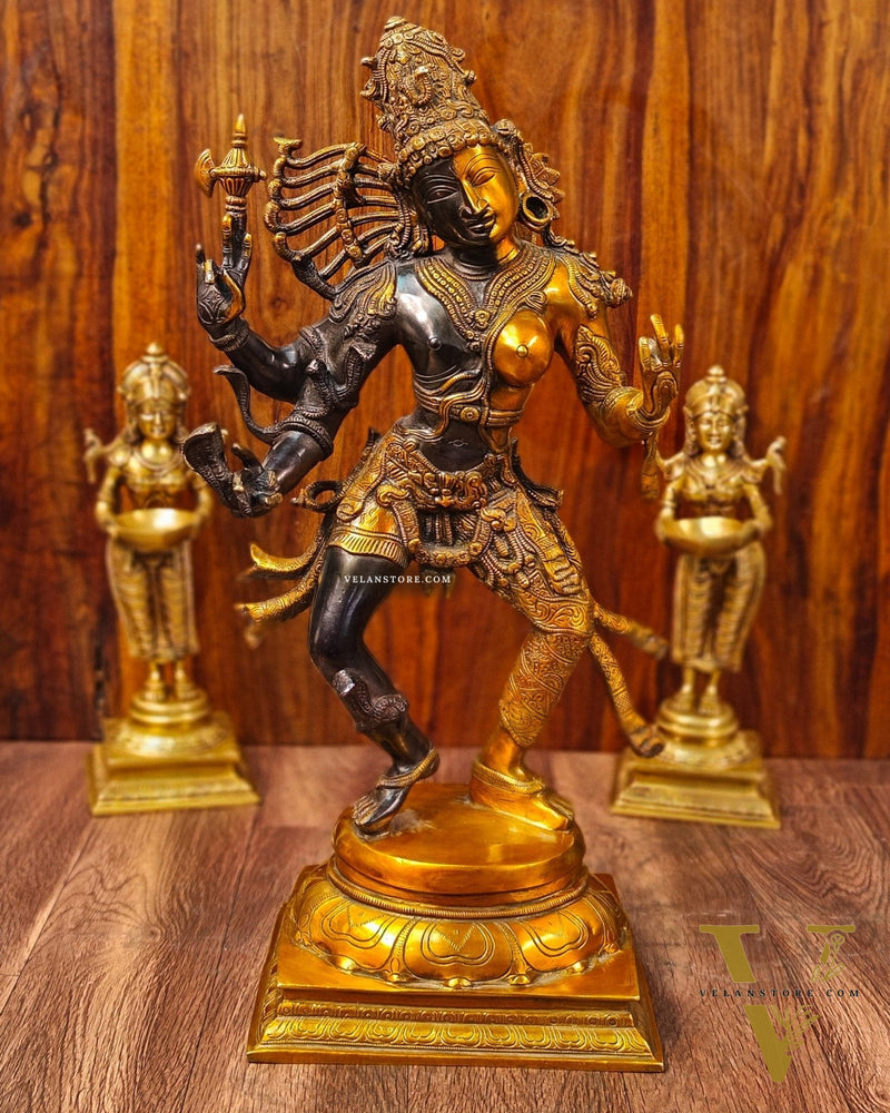 Brass ardhanarishvara Statue 24 inch.