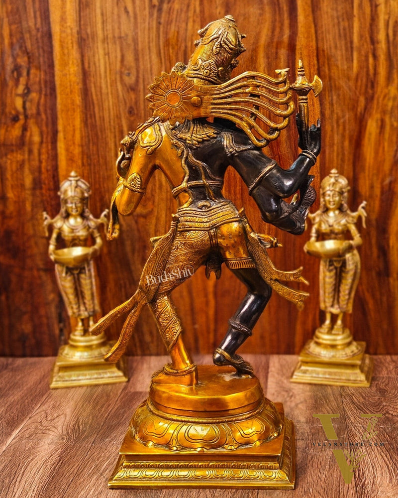 Brass ardhanarishvara Statue 24 inch.