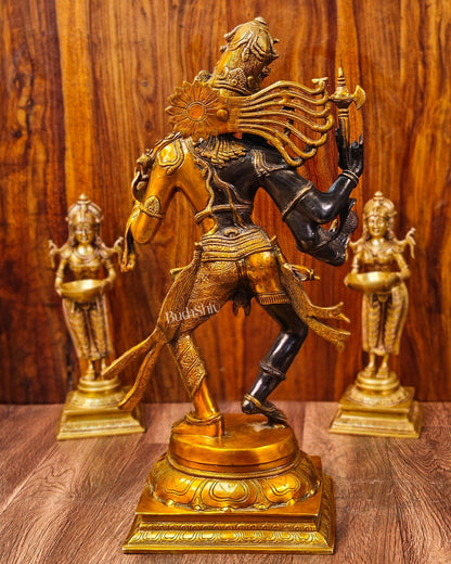 Brass ardhanarishvara Statue 24 inch.