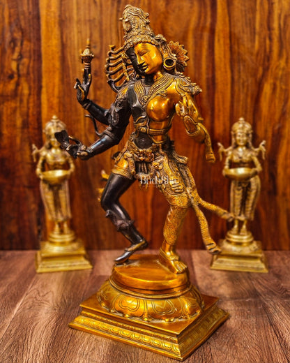 Brass ardhanarishvara Statue 24 inch.