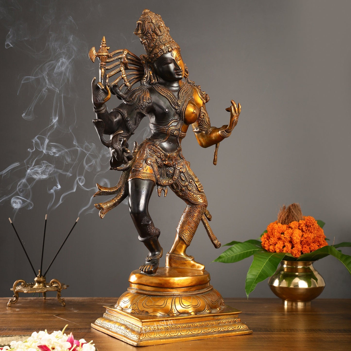 Brass ardhanarishvara Statue 24 inch
