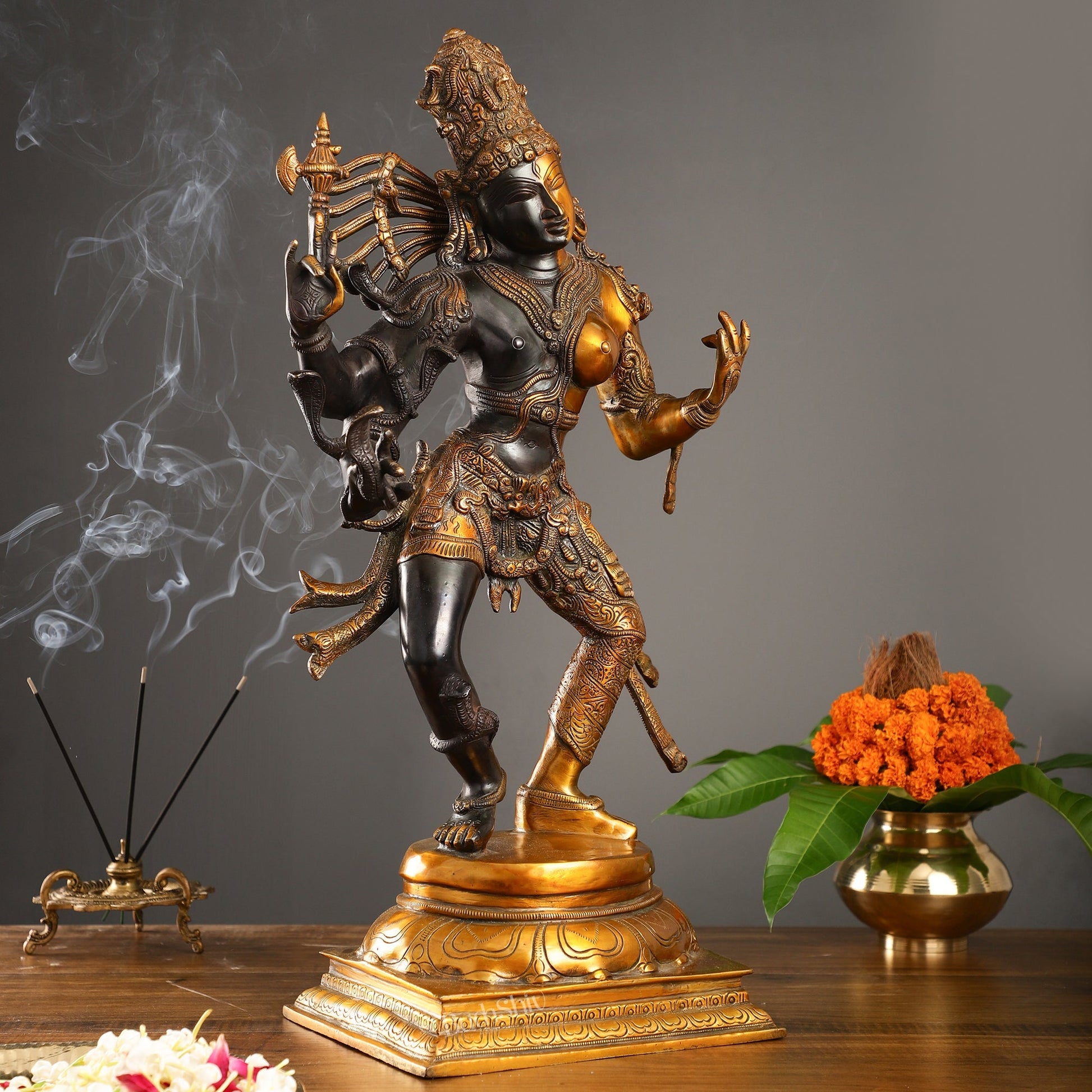 Brass ardhanarishvara Statue 24 inch