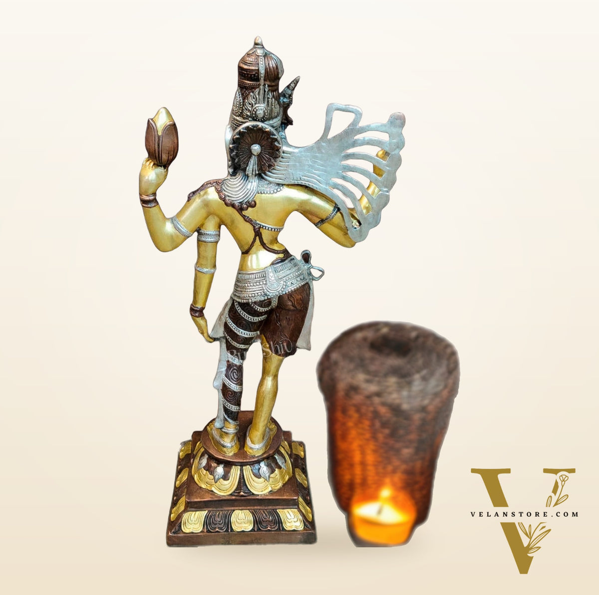 Brass Ardhanarishvara Statue | Shiv Shakti as one