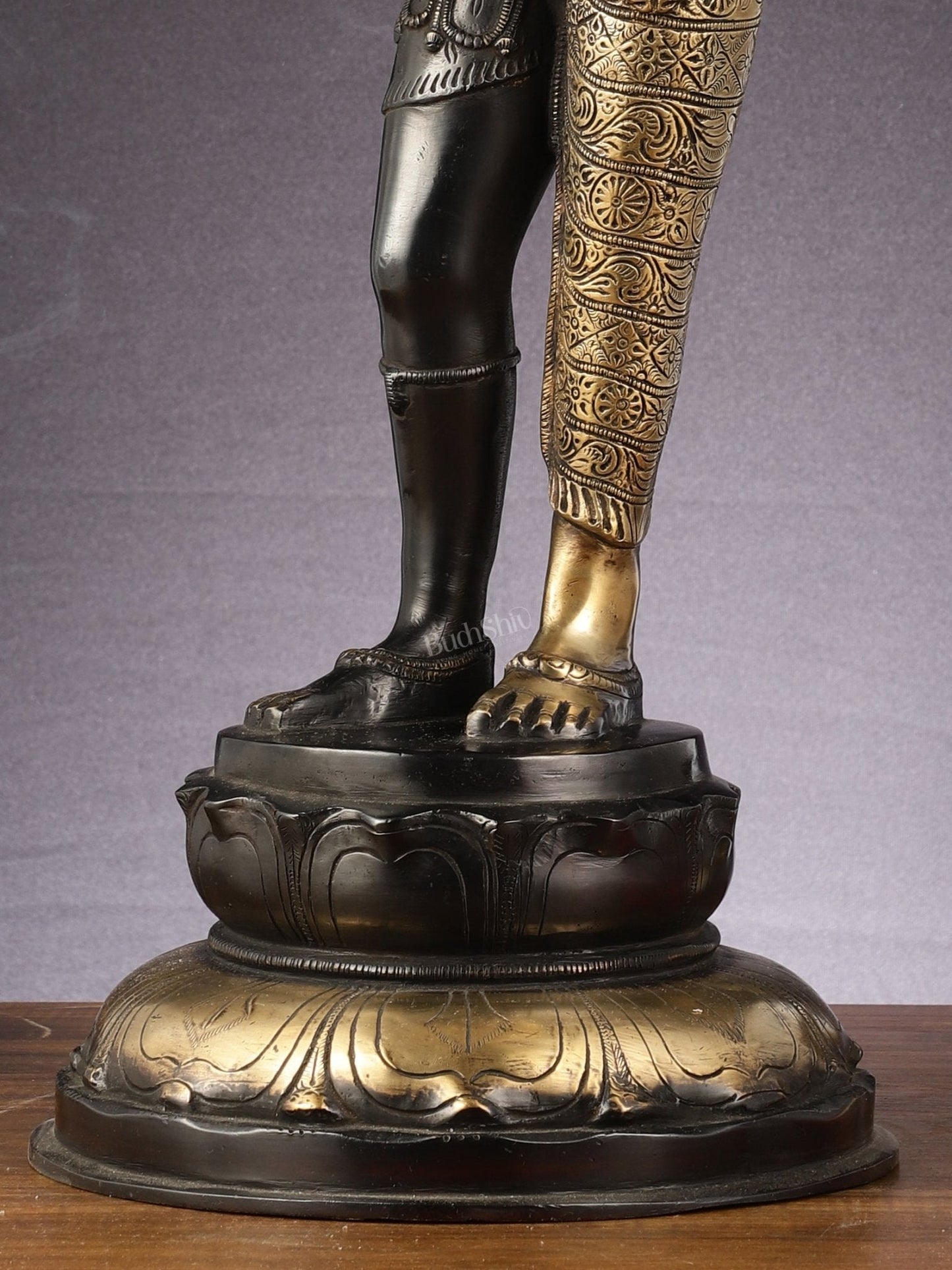 Brass Ardhanarishwara Statue - 27"