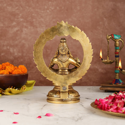 Brass Ayyappan Statue 10"