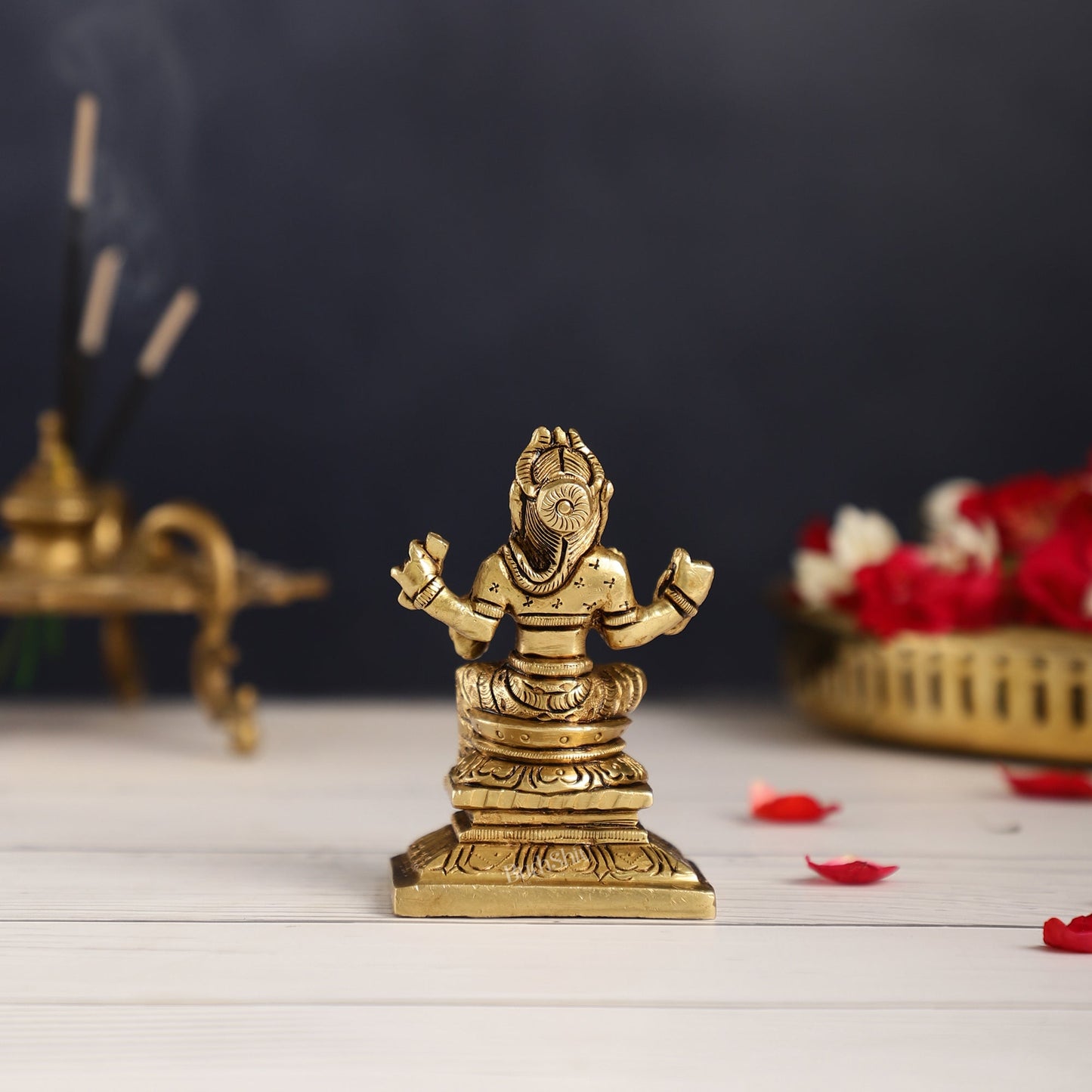Brass Balambika Devi Idol for Pooja Room | Height 4 inch | balambigai vigraha