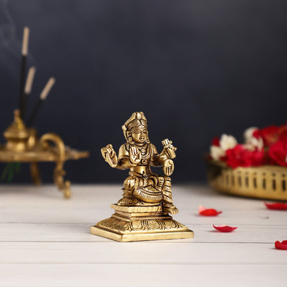 Brass Balambika Devi Idol for Pooja Room | Height 4 inch | balambigai vigraha