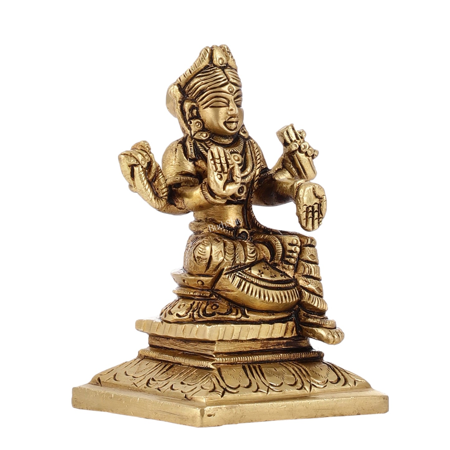 Brass Balambika Devi Idol for Pooja Room | Height 4 inch | balambigai vigraha