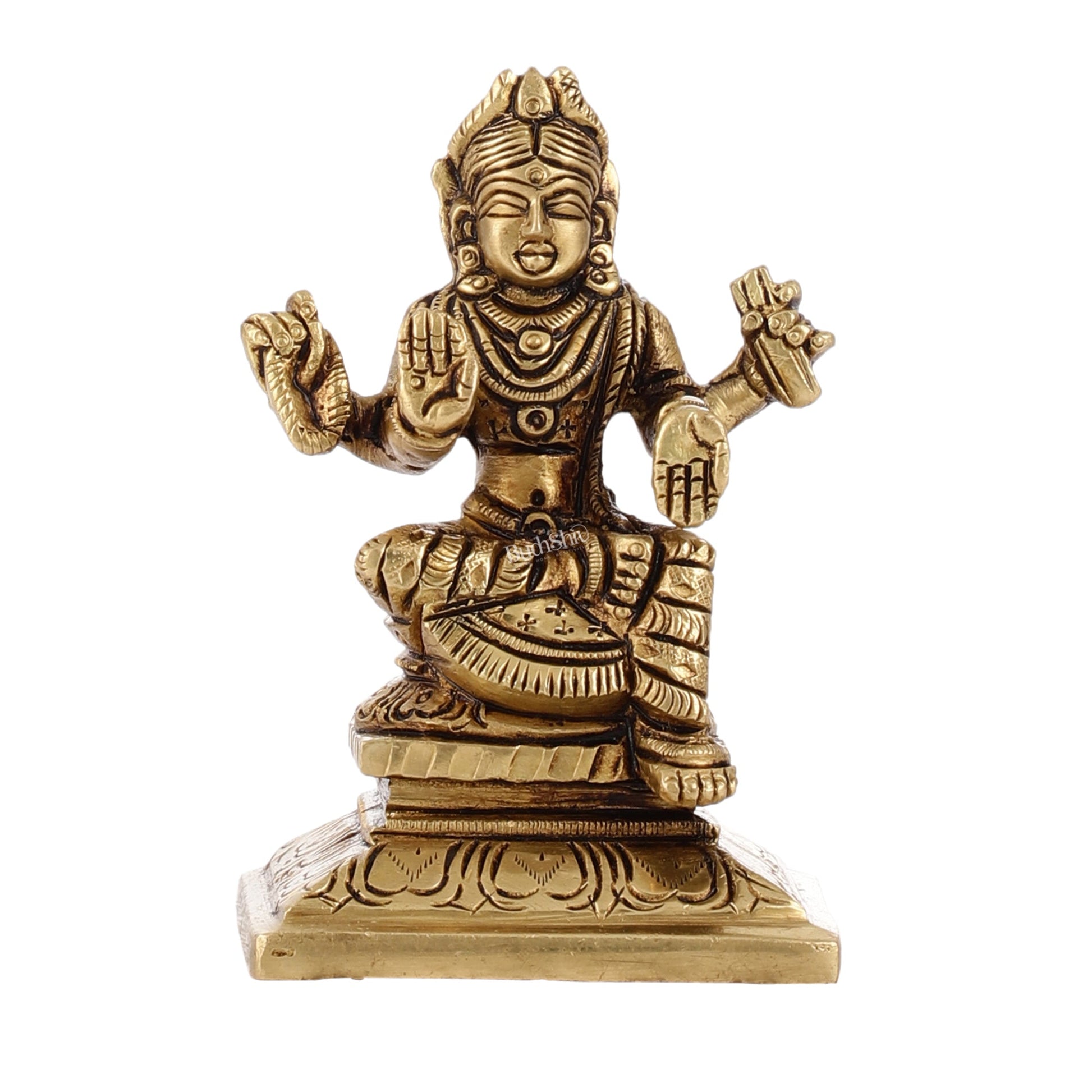Brass Balambika Devi Idol for Pooja Room | Height 4 inch | balambigai vigraha