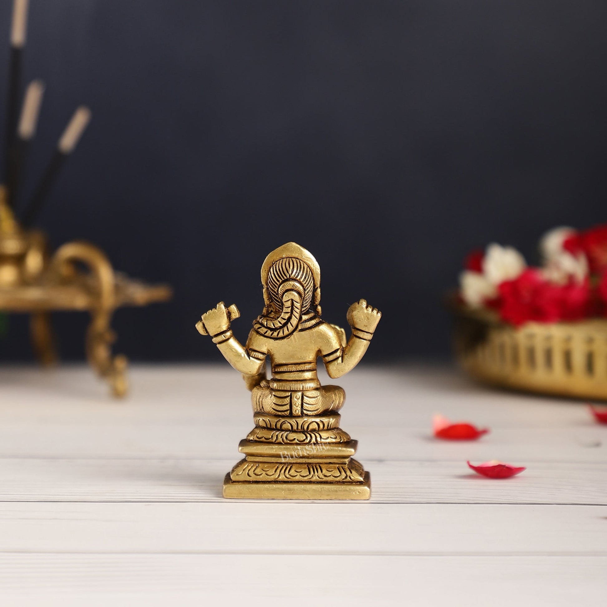 Brass Tripura sundari ba sundari balambika Idol | Height 3 inch