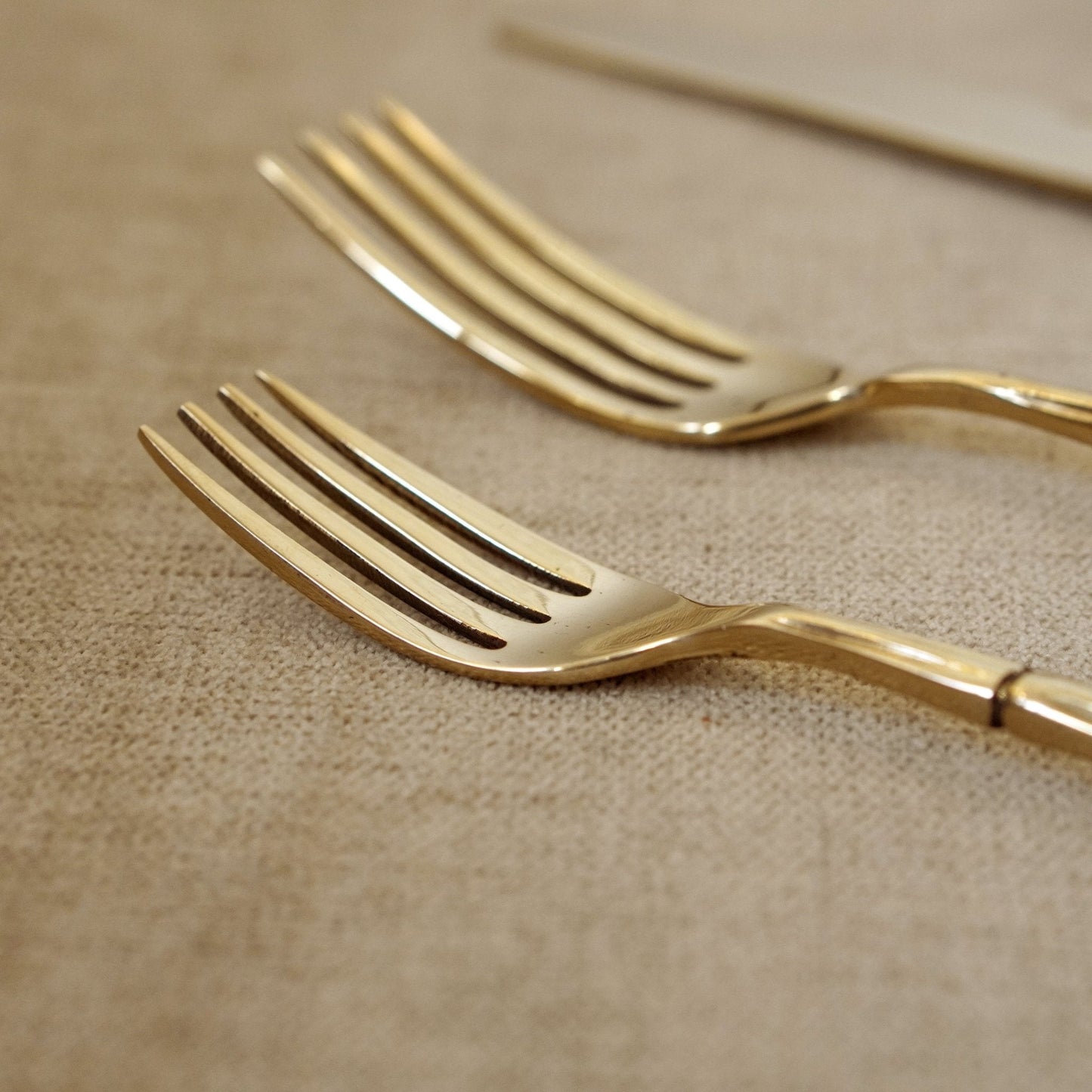 Brass Bamboo Cutlery