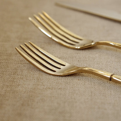 Brass Bamboo Cutlery