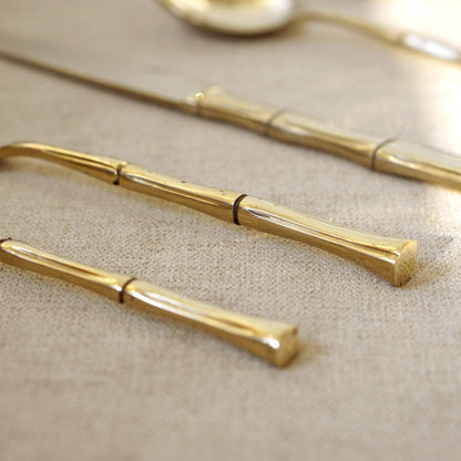 Brass Bamboo Cutlery